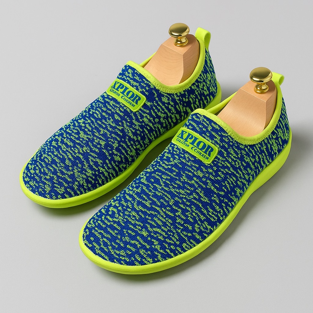 Unisex Knit Slip-On Water Shoes Beach Swim Aqua Footwear Women’s 10.5/11 Summer